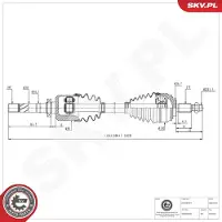 ESEN SKV Antriebswelle 40SKV420