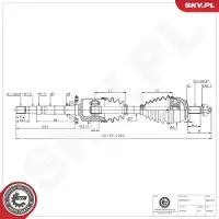 ESEN SKV Antriebswelle 40SKV298