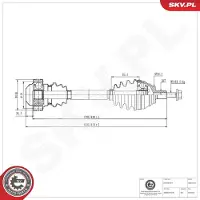 ESEN SKV Antriebswelle 40SKV149