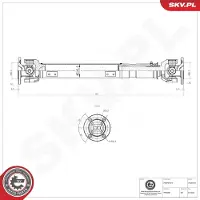 ESEN SKV 76SKV016 Antriebswelle Vorne für LAND ROVER Defender SUV (L316) Defender Pickup (L316) Discovery I (LJ) Defender SUV Cabrio (L316)