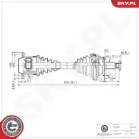 ESEN SKV Antriebswelle 40SKV148
