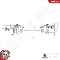 ESEN SKV Antriebswelle 40SKV114