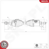 ESEN SKV Antriebswelle 40SKV030