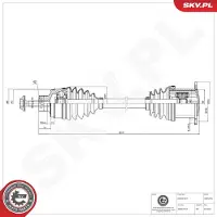 ESEN SKV Antriebswelle 40SKV296