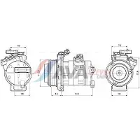 Ava Cooling Kompressor, Klimaanlage JEAK092