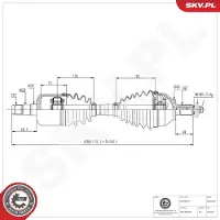 ESEN SKV Antriebswelle 40SKV288