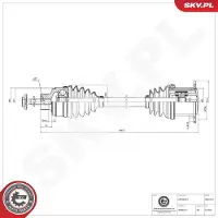 ESEN SKV Antriebswelle 40SKV075