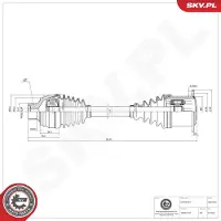 ESEN SKV Antriebswelle 40SKV023