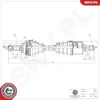 ESEN SKV Antriebswelle 40SKV421