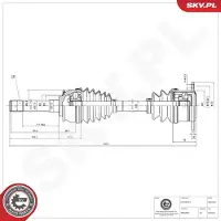 ESEN SKV Antriebswelle 40SKV381