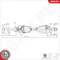 ESEN SKV Antriebswelle 40SKV193