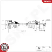 ESEN SKV Antriebswelle 40SKV437
