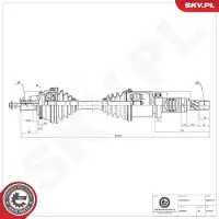 ESEN SKV Antriebswelle 40SKV104