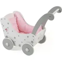 Bayer Holz-Puppenwagen Stars grey