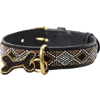 Kampuni Hundehalsbånd Gold mini, 38x1,9 cm