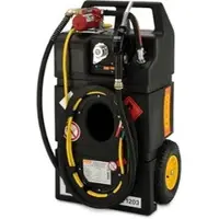 Cemo Mobile Tankanlage Benzin-Trolley, 95 l, Elektropumpe 12V, Schlauch 3,2 m