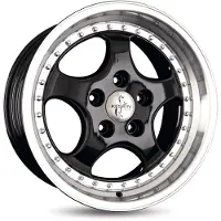 KESKIN 18 Zoll KT2 5x130 ET52 Alufelgen BLACK LIP POLISH