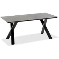 Niehoff Noah Tisch Aluminium X-Gestell Anthrazit/HPL