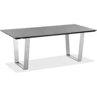 Niehoff Noah Tisch Edelstahl Trapezkufe/HPL