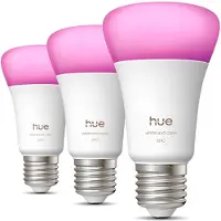 Philips White and Color ambiance A60 – Smarte Lampe E27 – 810 lm, Bluetooth/Zigbee, LED, E27, A19, 1000 K, 20000 K