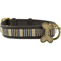 Kampuni Hundehalsbånd blå nile large, 61x3,8 cm