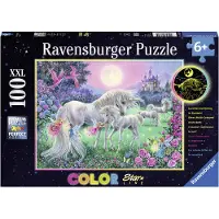 Ravensburger Puzzle Einhörner im Mondschein 100 Teile