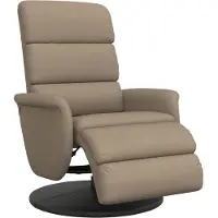 vidaXL Relaxsessel mit Fußteil Cappuccino-Braun Kunstleder