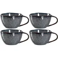 Leonardo Kaffeetasse Matera Grey 290ml (4-teilig)