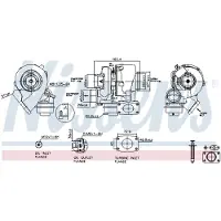 Nissens Lader, Aufladung 93202 für MITSUBISHI VW