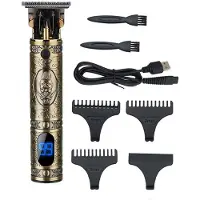 INF Elektrischer Haarschneider und Trimmer im stylischen Retro-Design Bronze