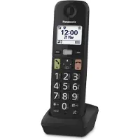 Panasonic KX-TGUA10EXB, DECT-Telefon, Kabelloses Mobilteil, Schwarz