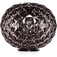 Kartell Planet Tischleuchte Small Smoke - , Planet, Grau, für Wohnzimmer, Kunststoff, Design
