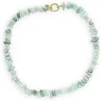BONNIE STUDIOS Damen Schmuck Yuyu Green Necklace - Groen - Größe ONESIZE