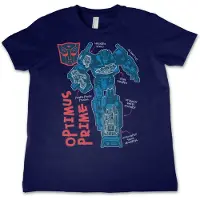 Transformers Shirt "Optimus Prime Kids Tee" in Blau | Gr.: 4