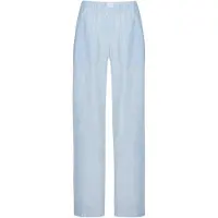 Mey Hose lang Serie Cotton Stripes Powder Blue | Größe XXL