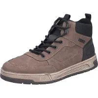 Rieker Herren Sneaker extra weiter High Top wasserabweisend mit RiekerTex 36020, Größe:41 EU, Farbe:Braun