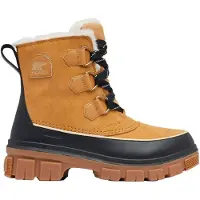 Sorel Schneestiefel Torino V WP Damen Curry Black-Schuhgröße 39,5