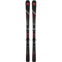 Völkl - Ski Set inkl. Bdg. - Pistenski - Peregrine 80 Lowride + LR 12 Tcx 2026 für Herren aus Holz - Größe 172 cm - Rot