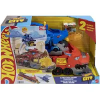 Hot Wheels City Ultimativer 2-in-1 Drachen Transporter