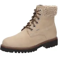Sioux Stiefelette "Elmiana-702-TEX-WF", Damen, Gr. 37.5 (UK 4 1/2), beige, Obermaterial: 80% Kalbsnubukleder CANU. 20% Textilmaterial TEXMAT. 100% Gummi rubber., Schuhe Stiefelette