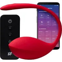 Satisfyer Shiny Petal - Funk-Vibroeier (rot)