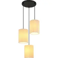 Globo Lighting Hängeleuchte PAGE DH 46x120 cm schwarz Hängelampe