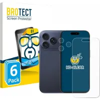 BROTECT Schutzfolie für Apple iPhone 17 Pro (Display+Kamera) Displayschutz Displayschutzfolie Folie Klar