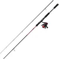 Abu Garcia Fast Attack 240, 10-40g, Zander-Köder, Farbe: Schwarz/Rot