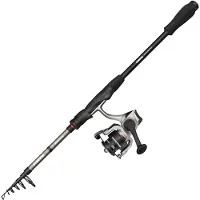 Abu Garcia Max X Tele Spinn-kombo Silber 2.44 m / 10-30 g Silber 2.44 m