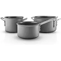 Eva Trio - Grey Line Kochgeschirr-Set - Grau - 1,8 L - 2,5 L - 3,8 L