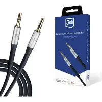 3mk Protection Kabel AUX Jack 3,5 mm - Jack 3,5 mm 1m