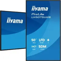 Iiyama LH5075UHS-B2AG, Digital Signage Flachbildschirm, 125,7 cm (49.5"), LCD, 3840 x 2160 Pixel, WLAN, 24/7