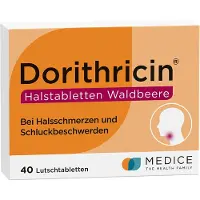 Medice Arzneimittel Pütter GmbH & Co. KG Dorithricin Halstabletten Waldbeere 40 St