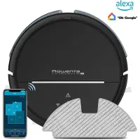 Rowenta X-Plorer Serie 120 AI RR7875, Beutellos, Schwarz, Rund, Ladend, 65 dB, 0,7 l